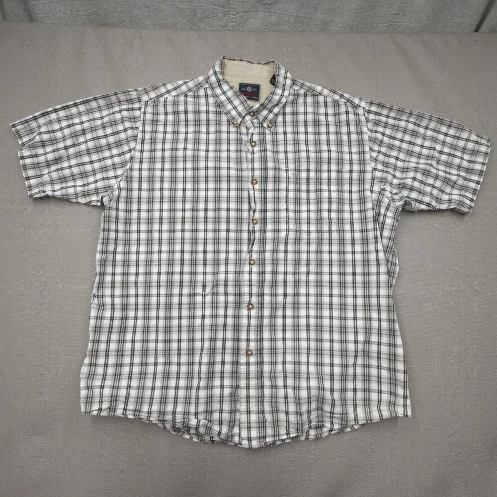 Wrangler Premium Mens Large Cotton Shirt Button Up Normcore Gorpcore Chore